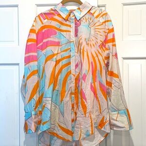 Anthropologie Maeve Light weight (voi) cotton blouse size XL